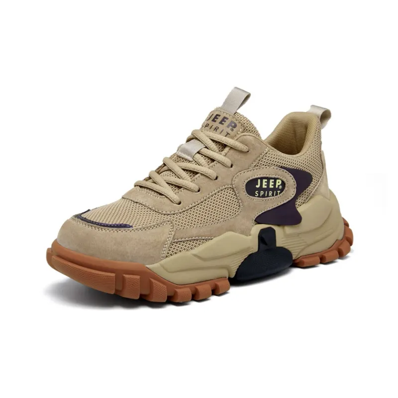 JEEP SPIRIT Mid Top Outdoor Shoes Men's Sand-49