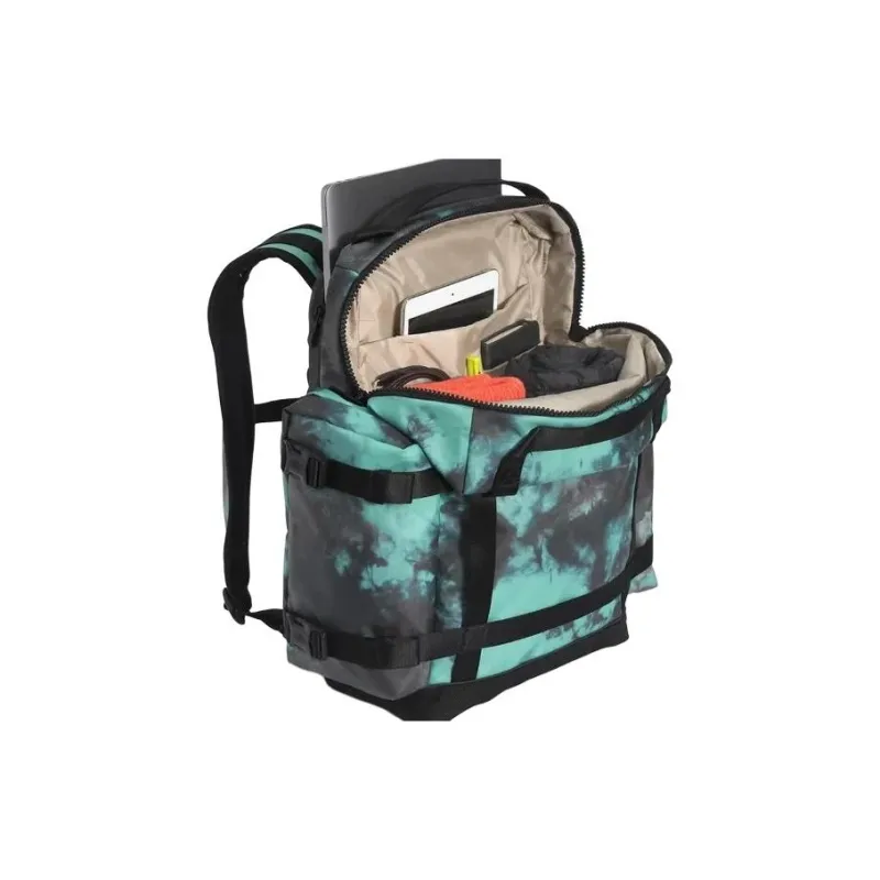 THE NORTH FACE Recycled Polyester Backpack Regular Unisex Mustard Ice-Dyed Black-5