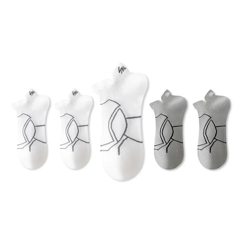 LUOLIAN Ankle Socks Men's 5 Pack-15
