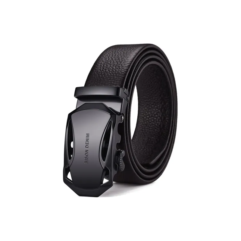 BISON DENIM Leather Belts Men-7