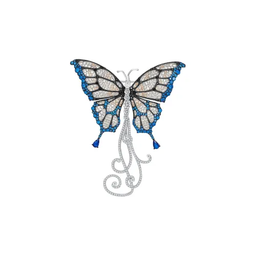 JAY S925 Silver Brooches Women's