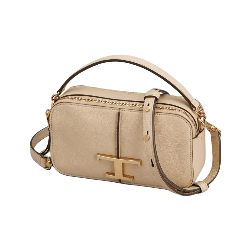TOD'S Logo-Plaque Zipped Camera Bag-2