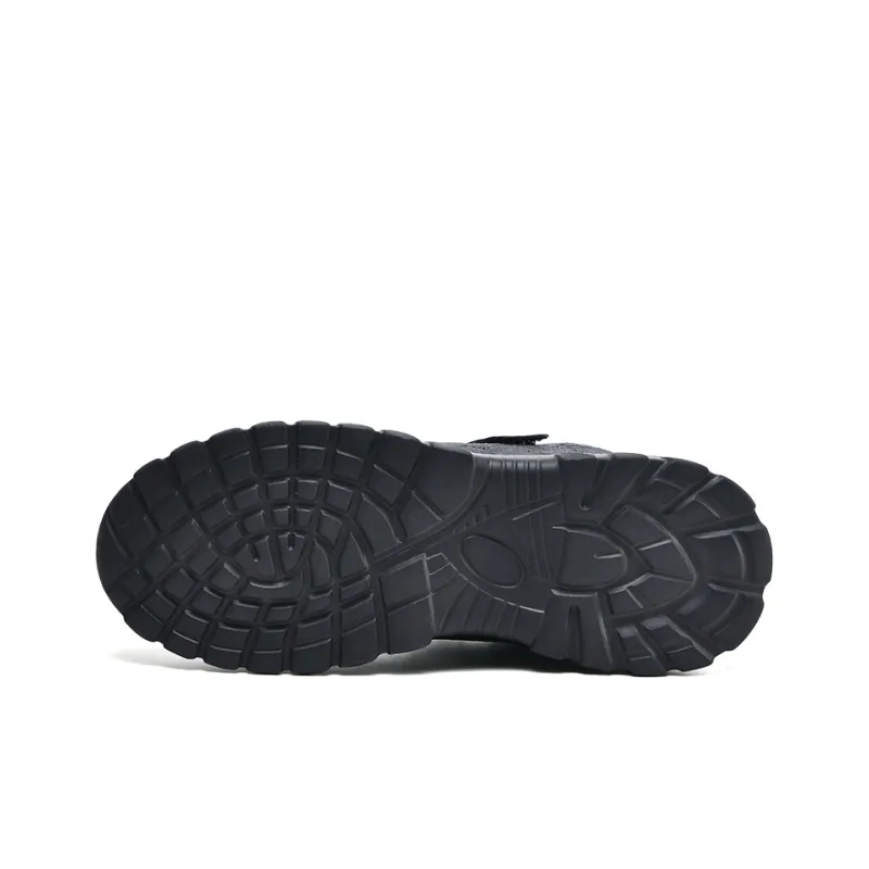 Binary Slip Resistant, Abrasion Resistant, Lightweight Low Top Casual Shoes Men's Gray-4