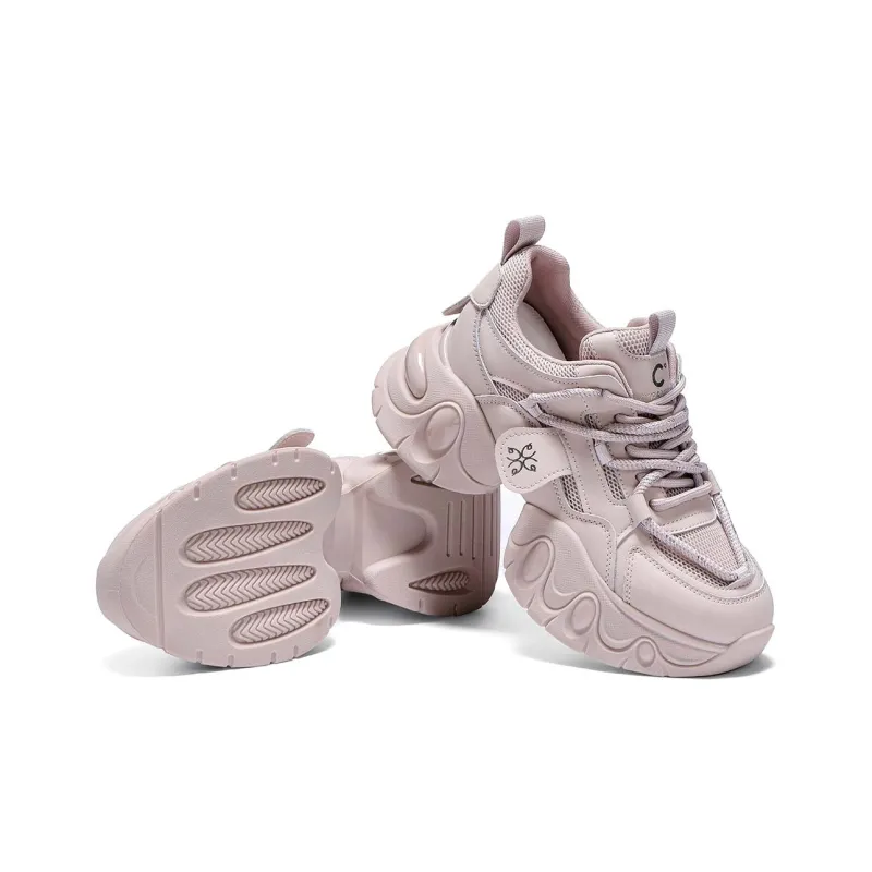 C°BANNER Low Top Chunky Sneakers Women's Purple-4