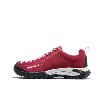HOT POTATO Slip Resistant, Abrasion Resistant, Lightweight Coverage Hiking Shoes Unisex Red