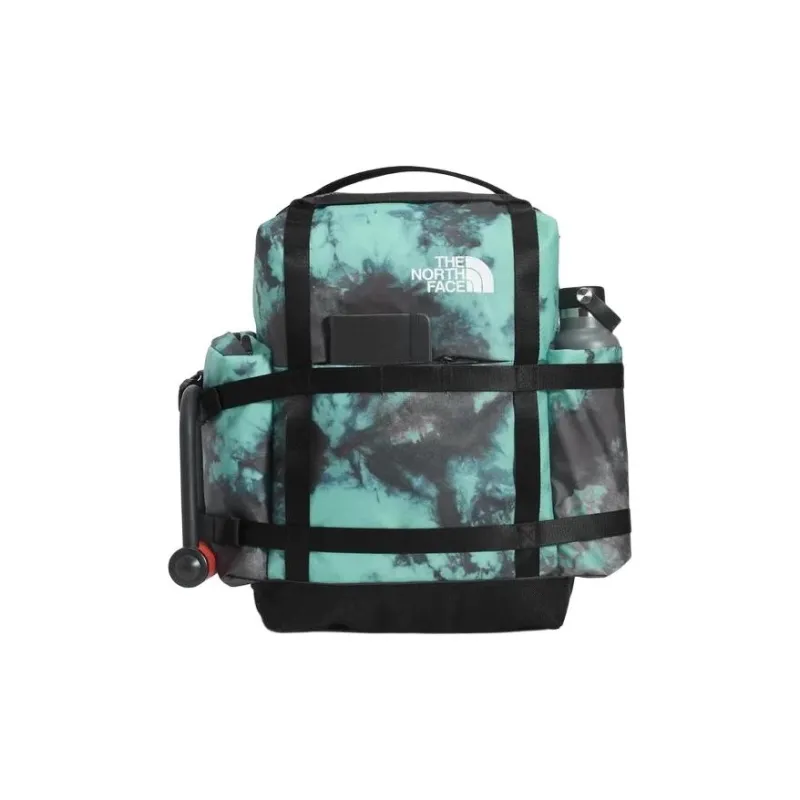 THE NORTH FACE Recycled Polyester Backpack Regular Unisex Mustard Ice-Dyed Black-1
