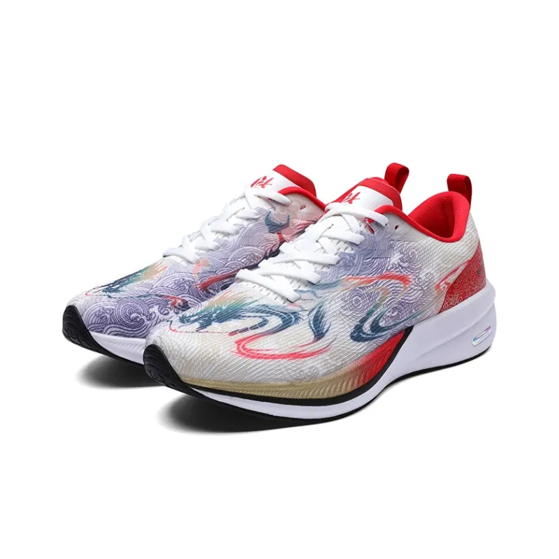 LPMX Cushioning Wear-Resistant Impact-Resistant Rebound Low-Top Casual Carbon Plate Running Shoes Women's China Red-2