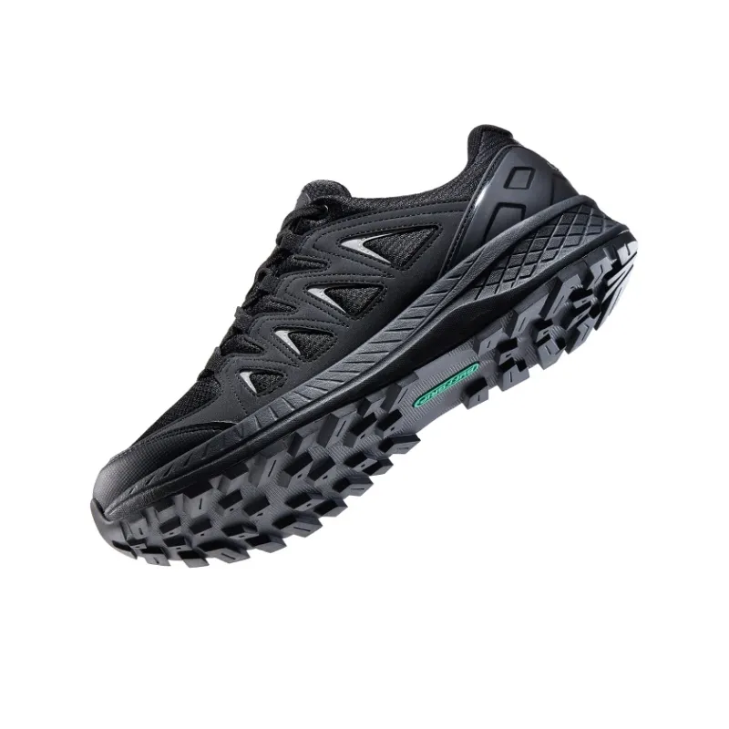 HOT POTATO Anti Slip Wear Resistant Breathable Lightweight Low Top Trekking Shoes Unisex Black-3
