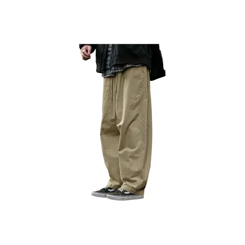 Tonlion Casual Pants Men Linen