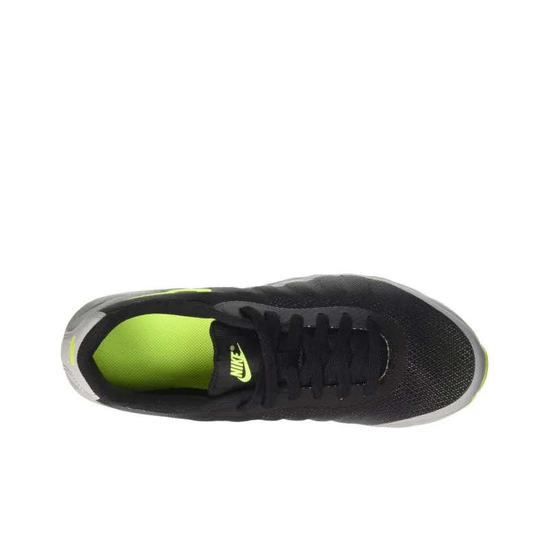 Nike Air Max Invigor Abrasion Resistant Low Top Running Shoes GS Black Yellow-2