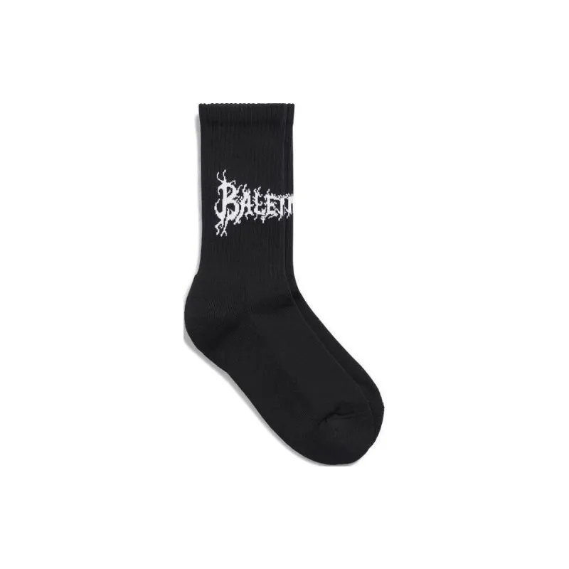 Balenciaga Ankle Socks Regular Fit Women's 1 Pack Black-1