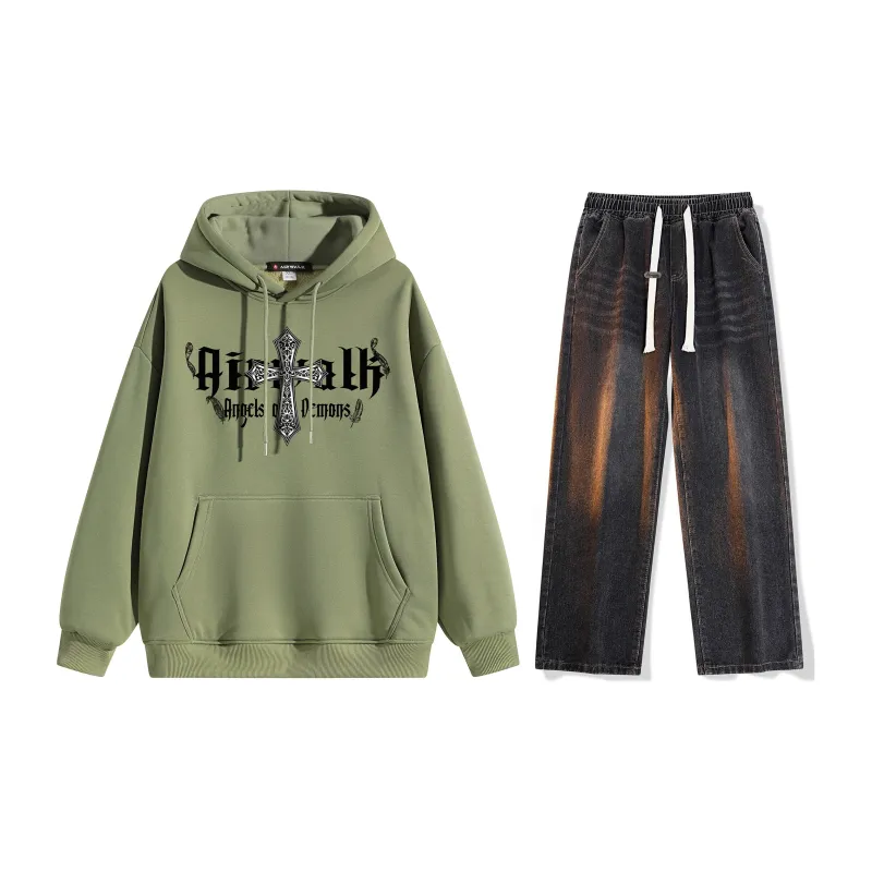 Airwalk Sweatshirt Sets Unisex-9