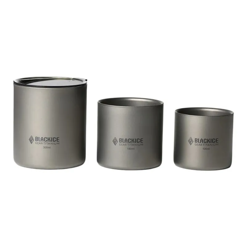 BLACKICE Outdoor Water Equipment Outdoor Water Sports Equipment Set 120ml 180ml 300ml Titanium-0