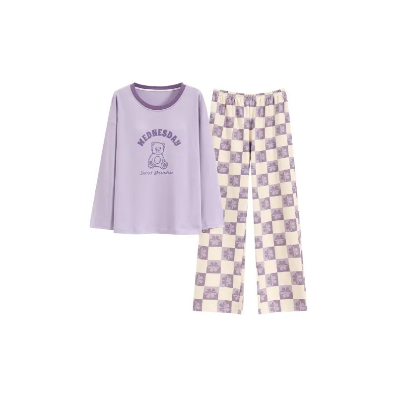 The story of the flower season Women's Pajama Sets-0