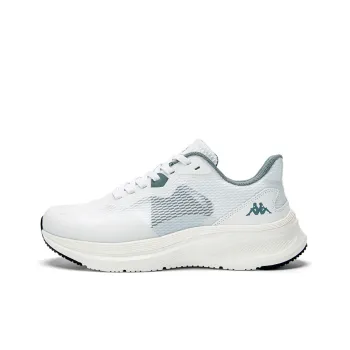 Kappa Anti Slip Wear Resistant Low Top Casual Running Shoes Unisex Heron Feather White