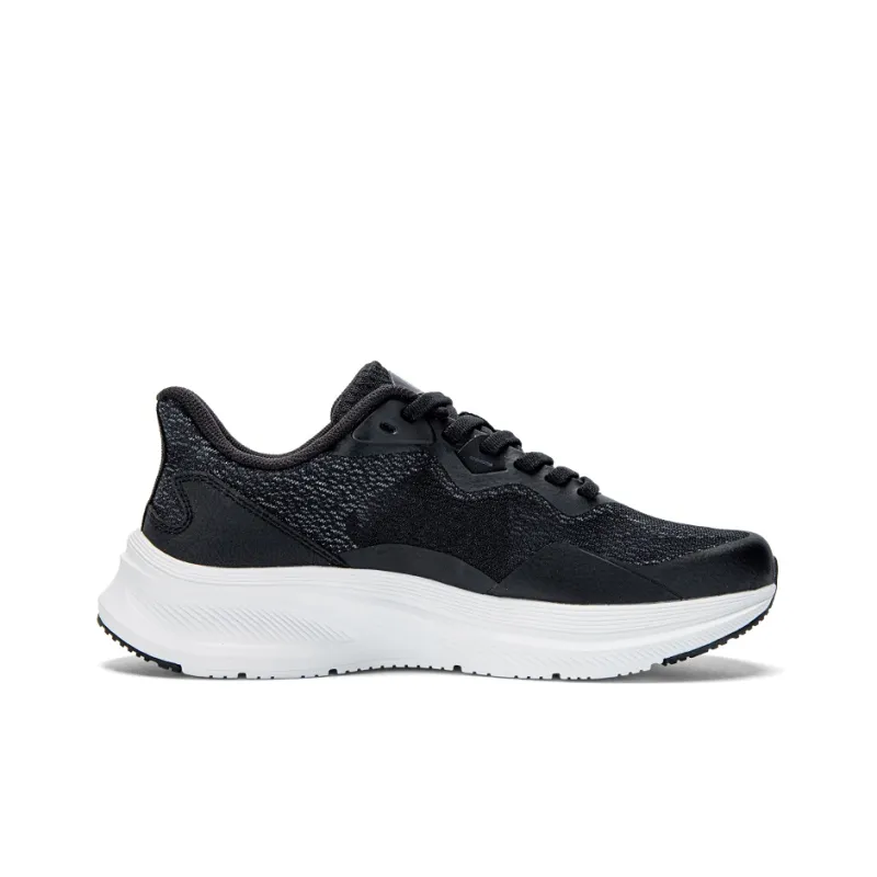 Kappa Shock Absorbers With Slip Resistant And Abrasion Resistant Properties Low Top Running Shoes Unisex Black-1