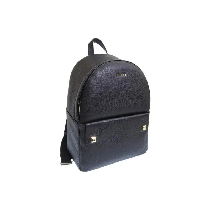 Furla Leather Backpack Backpack Women's Black-1