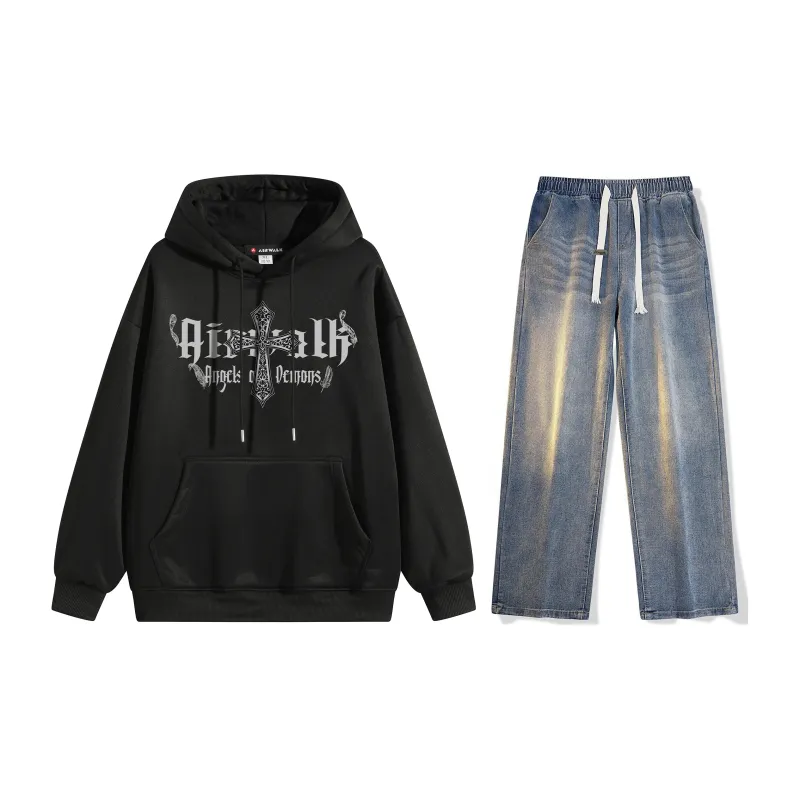 Airwalk Sweatshirt Sets Unisex-15