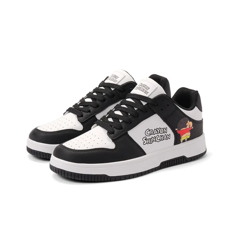 Crayon Shinchan Abrasion Resistant Slip Resistant Low Top Skateboard Shoes-2