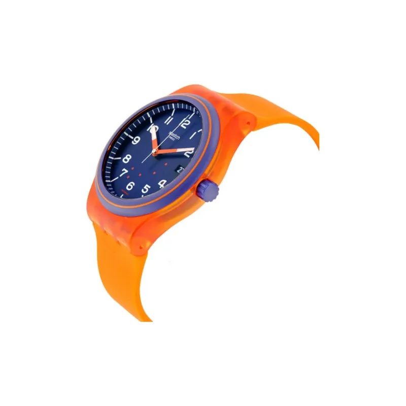 SWATCH Unisex 42mm Blue Watch SUTO401-2