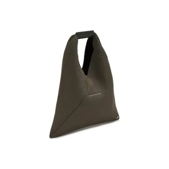 MM6 Maison Margiela Textile Handbag Small Size Women's Dark Brown