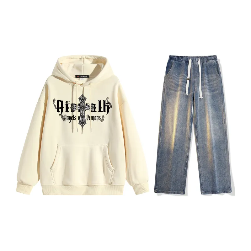 Airwalk Sweatshirt Sets Unisex-19