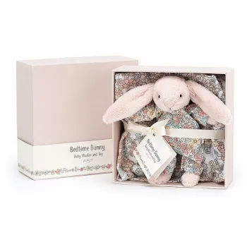 JELLYCAT Bedtime Blossom Bunny Gift Set Stuffed Animal