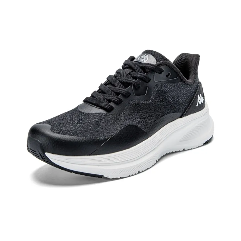 Kappa Shock Absorbers With Slip Resistant And Abrasion Resistant Properties Low Top Running Shoes Unisex Black-2