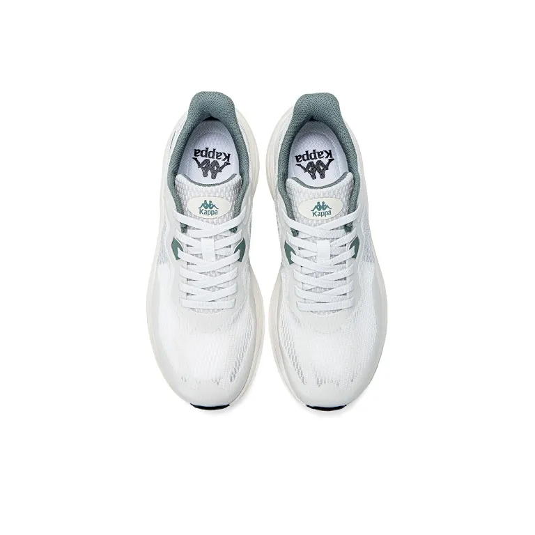 Kappa Anti Slip Wear Resistant Low Top Casual Running Shoes Unisex Heron Feather White-3
