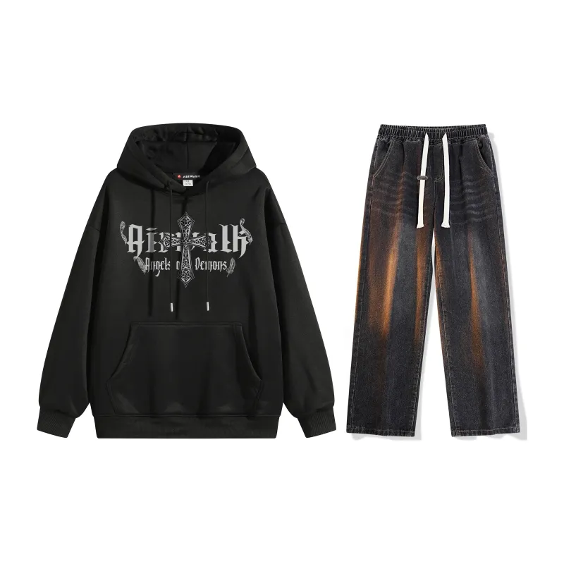 Airwalk Sweatshirt Sets Unisex-1