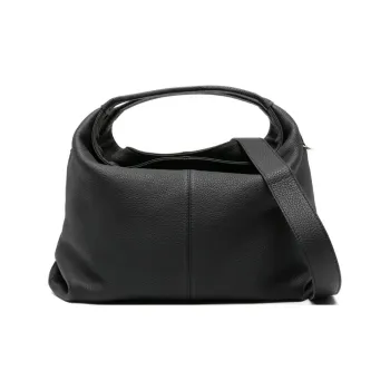 Manu Atelier Calfskin Shoulder Bag Crossbody Bag Handbag Women's Black