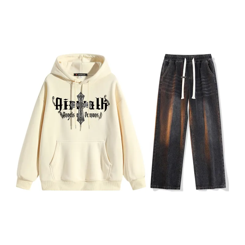 Airwalk Sweatshirt Sets Unisex-5