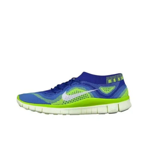 Nike Free Flyknit Game Royal Electric Green Women's