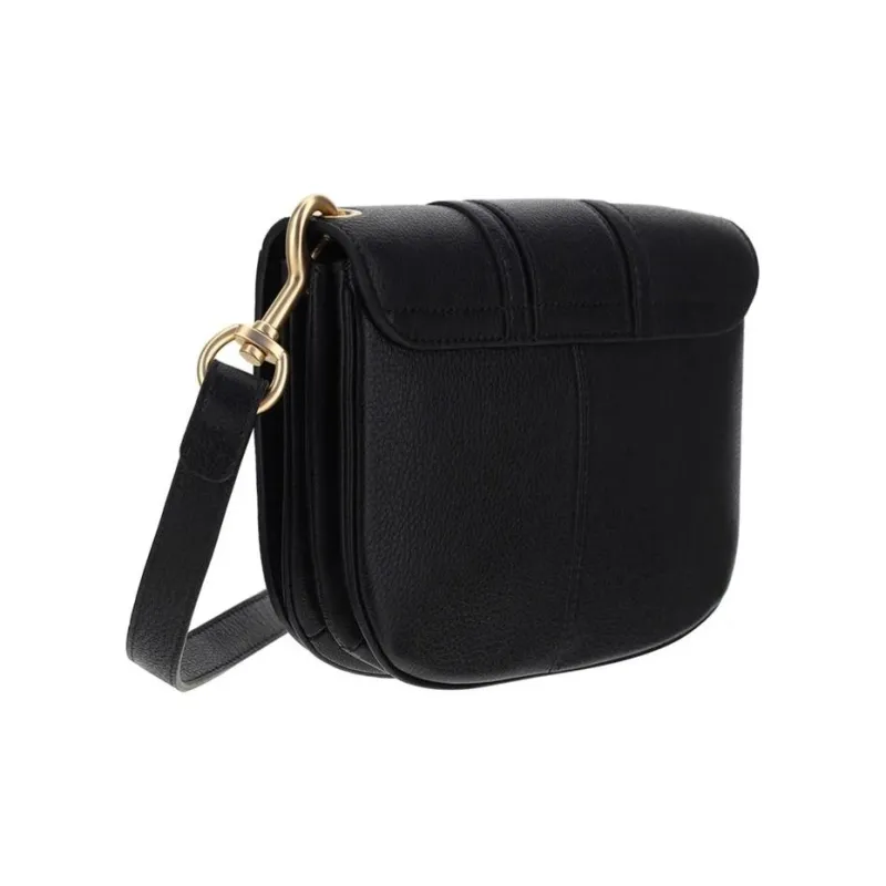 See By Chloe Grained Leather Handbag Shoulder Bags Women's Black-4