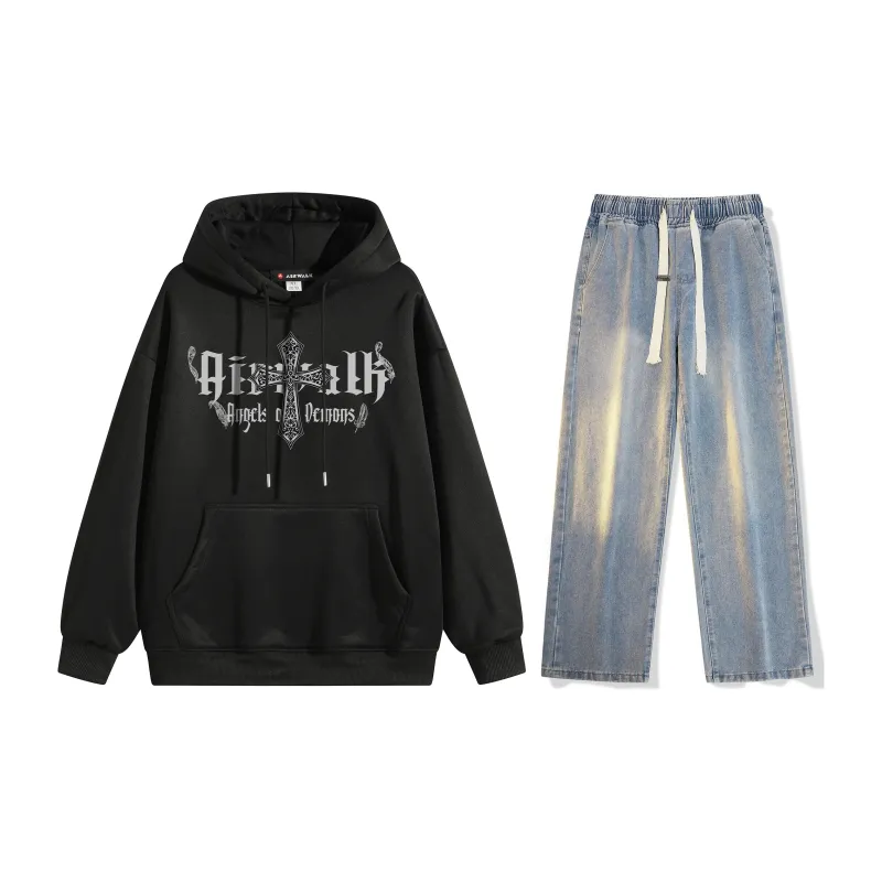 Airwalk Sweatshirt Sets Unisex-29