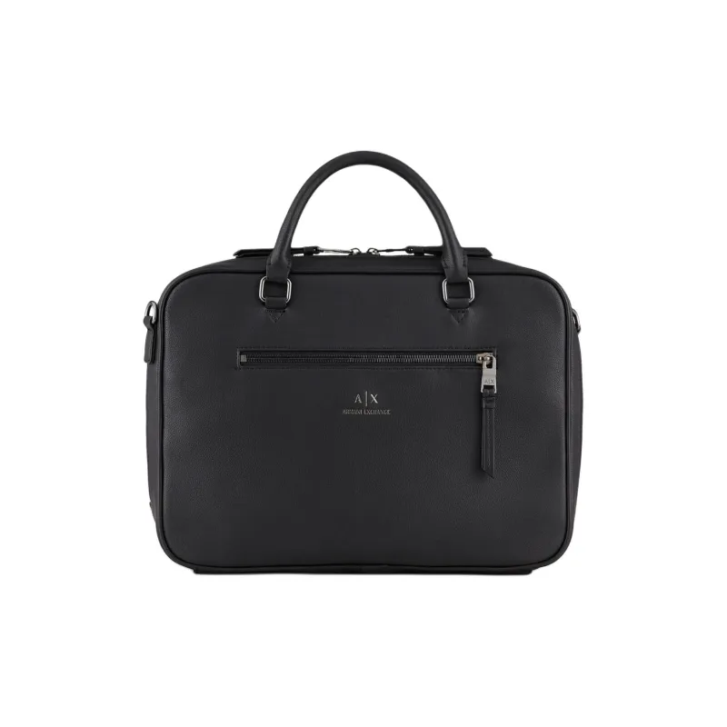 ARMANI EXCHANGEAE Polyester Shoulder Bag, Crossbody Bag, Handbag, Briefcase Men's Black-1