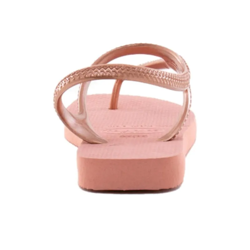 Havaianas FLASH URBAN NUDE Flip Flops Women's Pink Gold-2