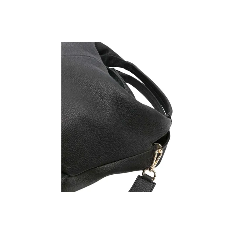 Manu Atelier Calfskin Shoulder Bag Crossbody Bag Handbag Women's Black-3