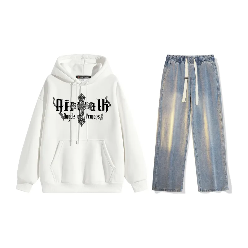 Airwalk Sweatshirt Sets Unisex-31