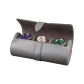 3 Watch Slot[Gray Microfiber Leather+Gray Ultra-Fleece]