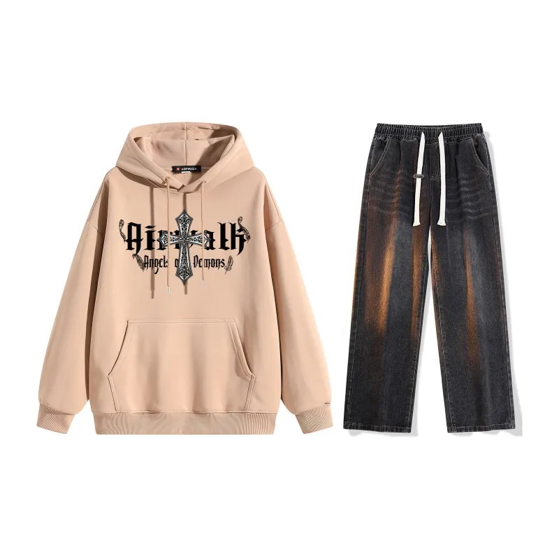 Airwalk Sweatshirt Sets Unisex-13