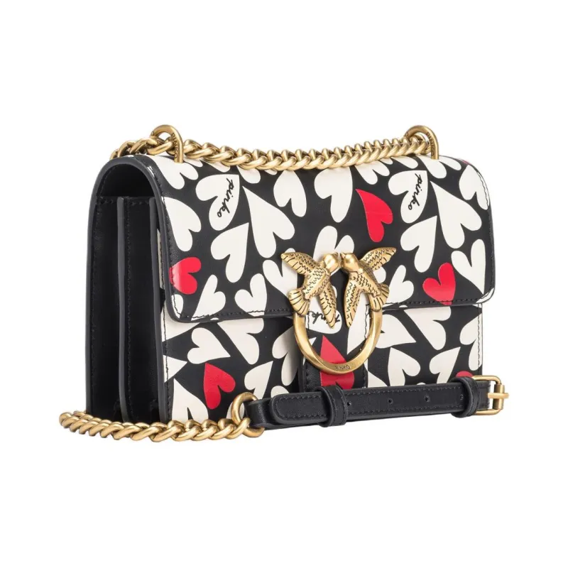 PINKO Love Bag Leather Shoulder Bag Crossbody Bag Mini Women's Multicolor-1