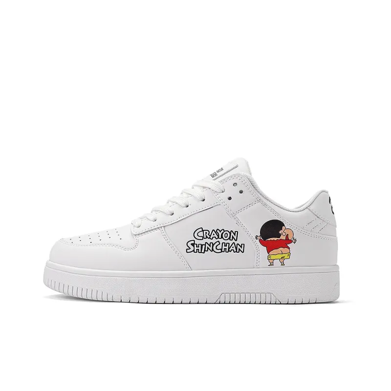 Crayon Shinchan Abrasion Resistant Slip Resistant Low Top Skateboard Shoes-13