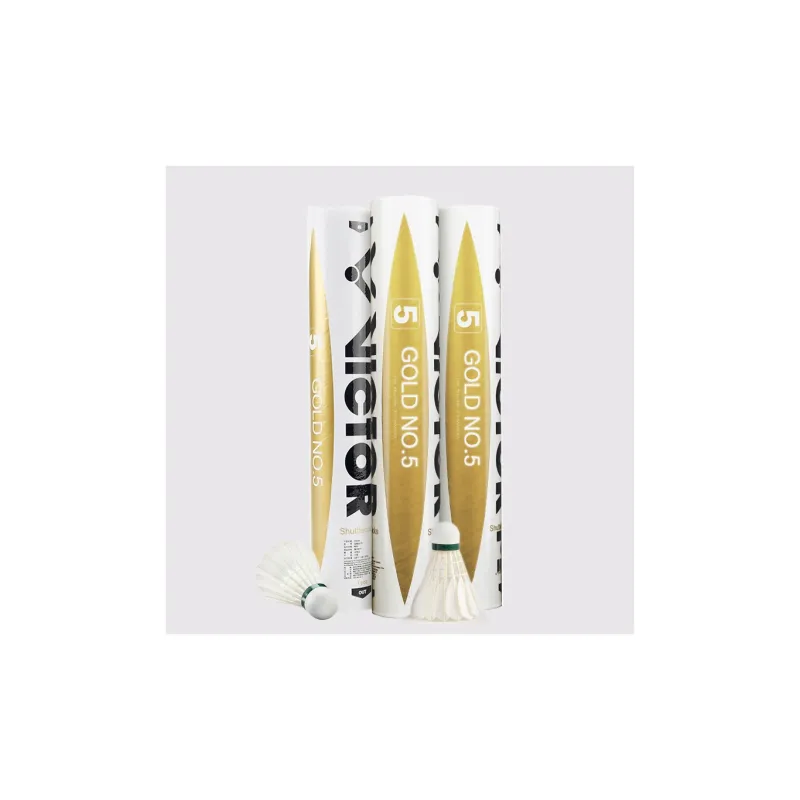 VICTOR Duck Feather Shuttlecock 12 Pack Water Duck Feather Shuttlecocks-2