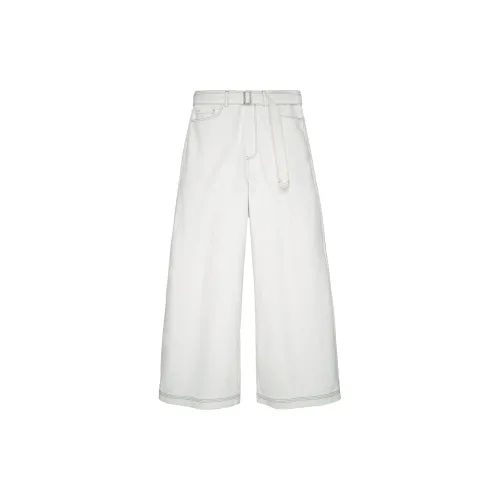 ZARA Casual Pants Men White