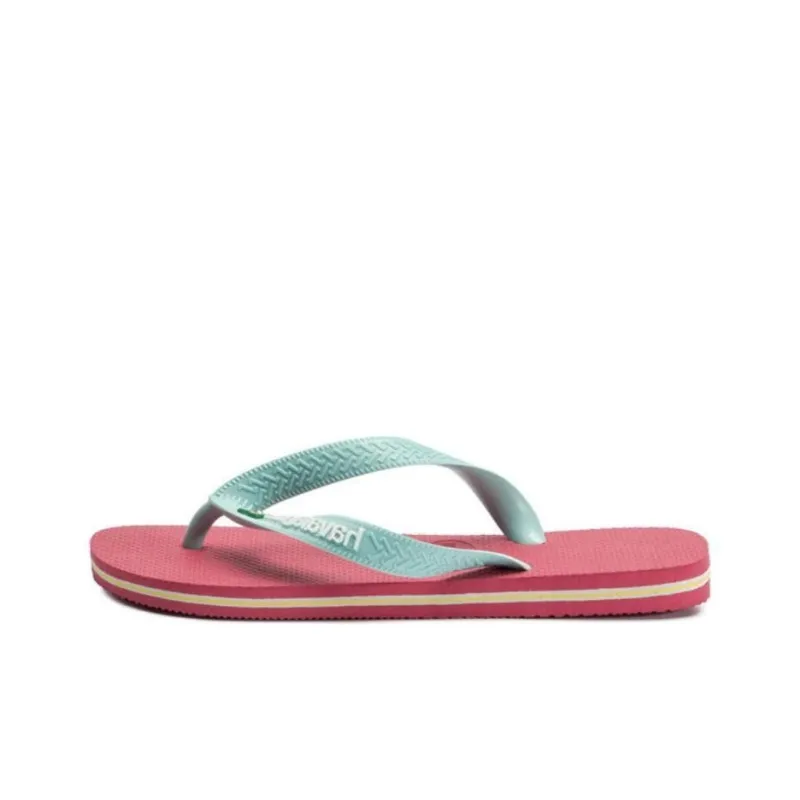 Havaianas H. Brasil Flip Flops Women's Pink Blue-0