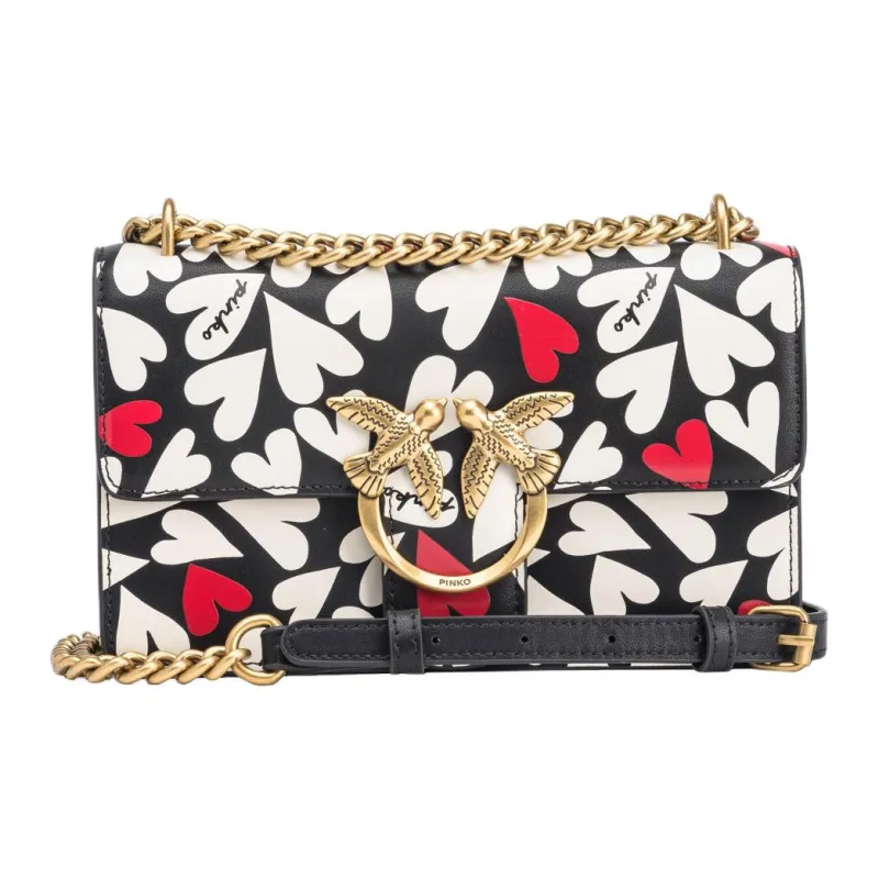 PINKO Love Bag Leather Shoulder Bag Crossbody Bag Mini Women's Multicolor-0
