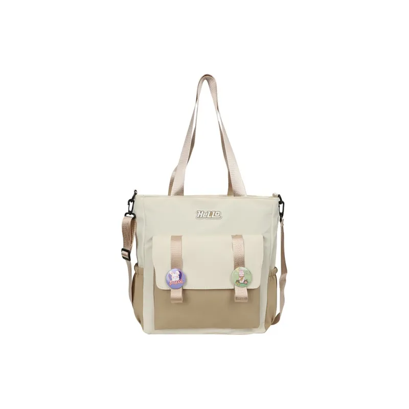 Techson Nylon Portable Crossbody Bag, Shoulder Bag Regular Unisex Pink/Purple/Khaki/Green/Black-0