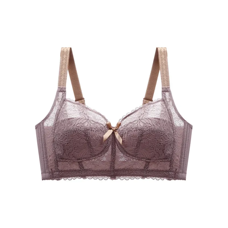 Flowers In Water Bra Women's Coffee-0