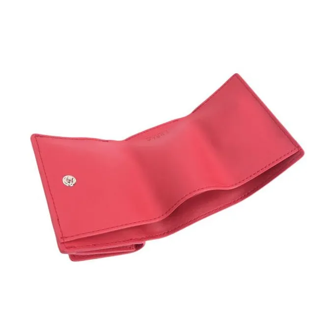 Furla Moon Soft Calfskin Wallet Women's Gourd Blossom Pink-4